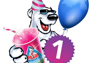 Le 1er anniversaire de Polar Krush France boissons glacées